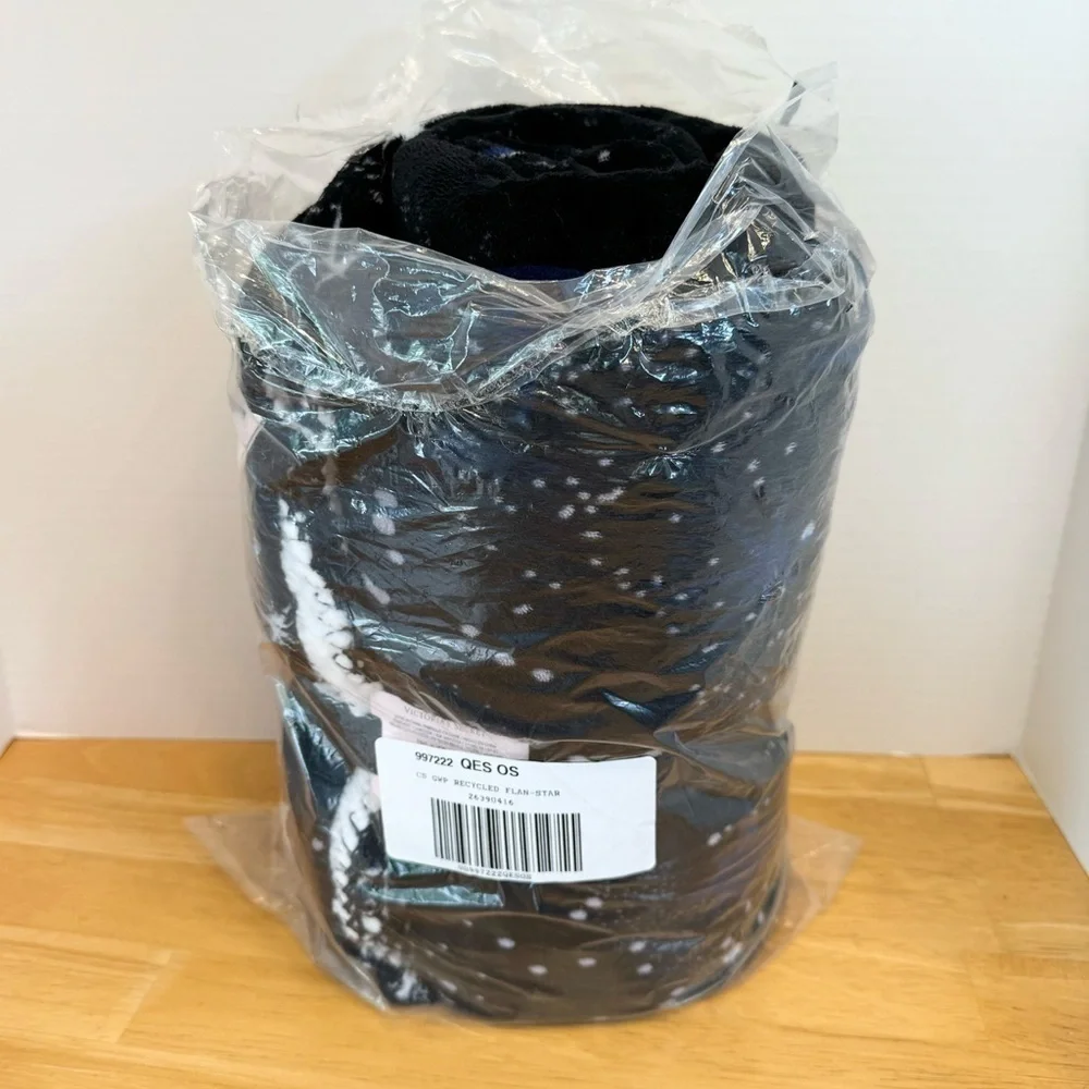 New Victory Secret blanket black with star